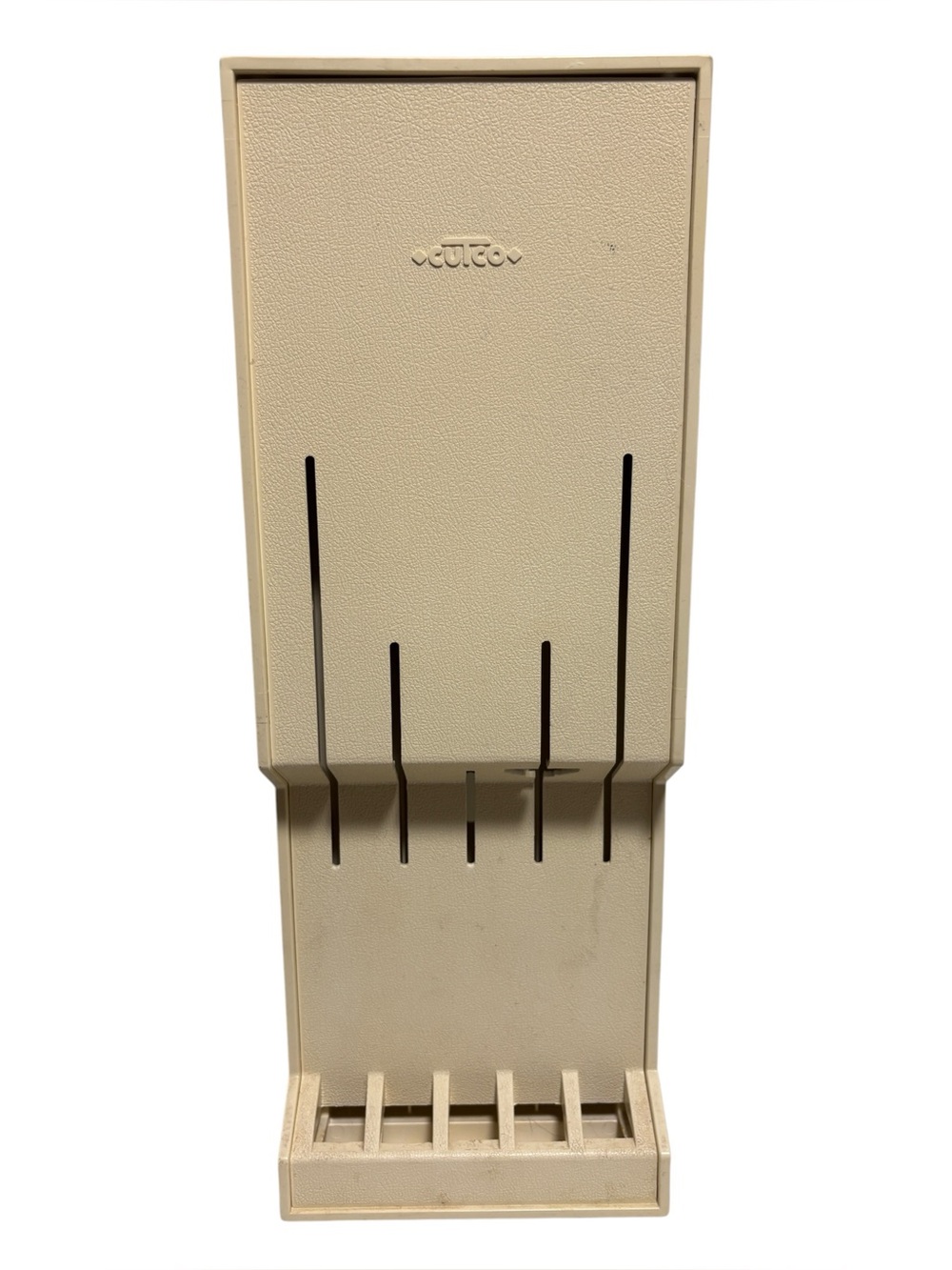 Cutco Plastic Wall Rack Hanging Knife Storage Holder #1742 USA Cream Color